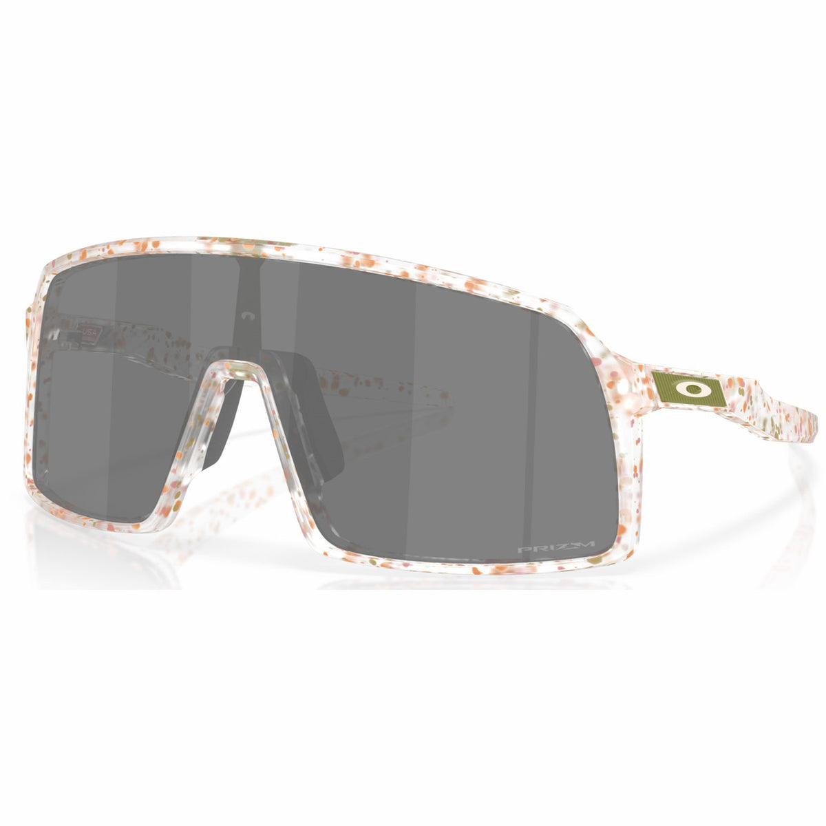 משקפי שמש Oakley Sutro Prizm Black Lenses, Clear Terrazzo Frame - Oakley
