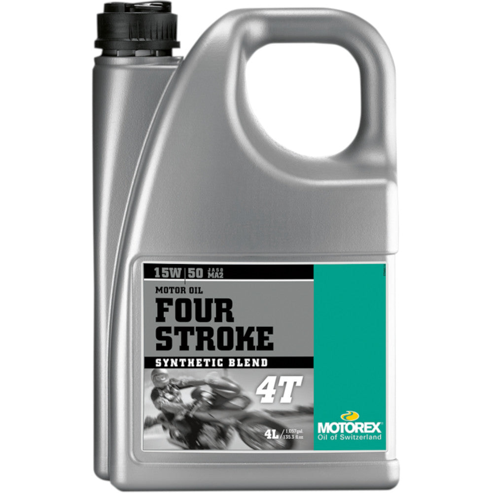 FOUR STROKE 4T 15W/50 | שמן מנוע חצי סינתטי - 4 ליטר - MOTOREX