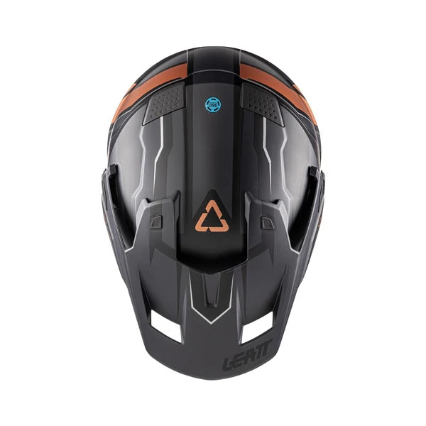 קסדת אדוונצ'ר Leatt ADV 7.5 + משקף 2.5 | Black/Bronze - Leatt