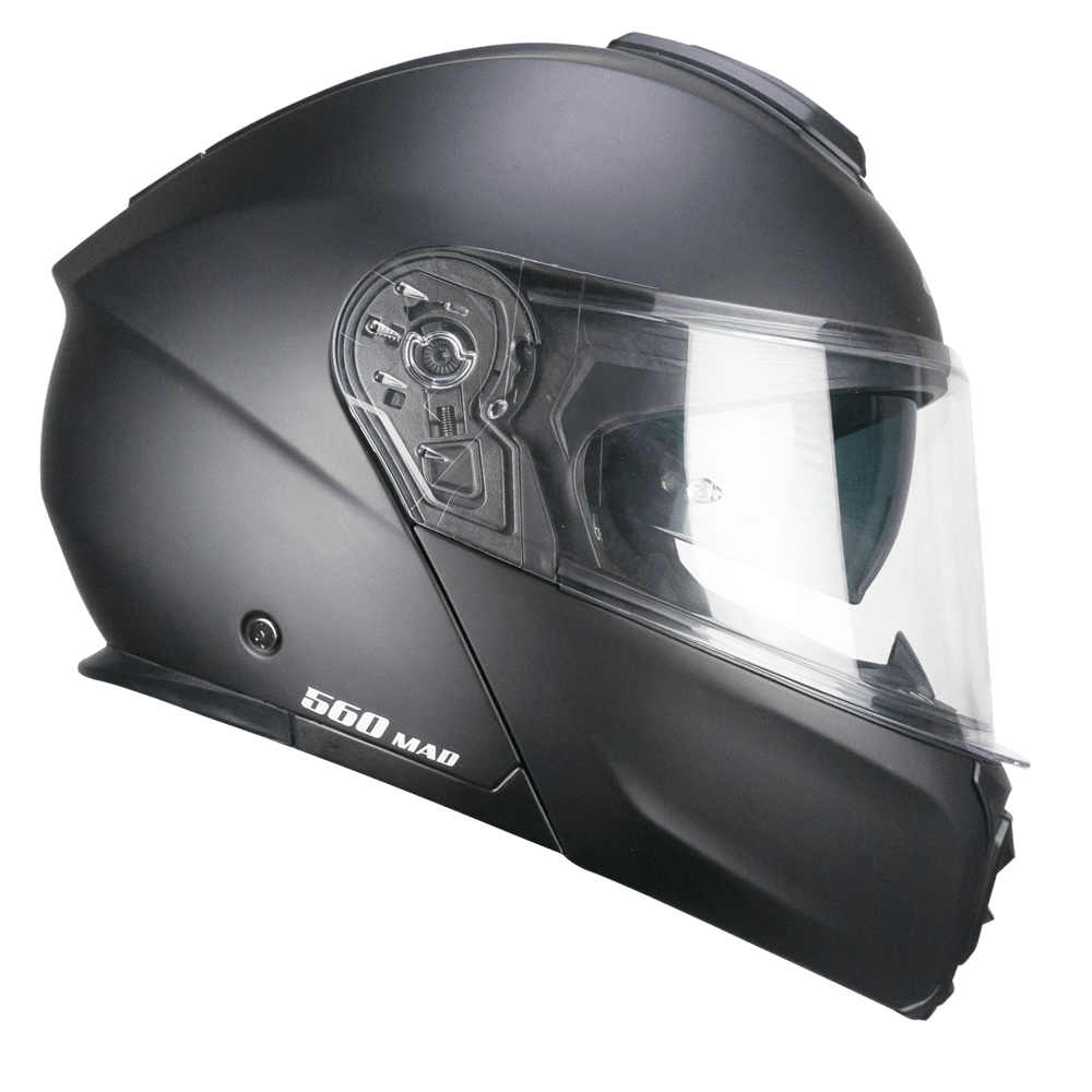 CGM 560 MAD | קסדת כביש נפתחת שחור מט - CGM