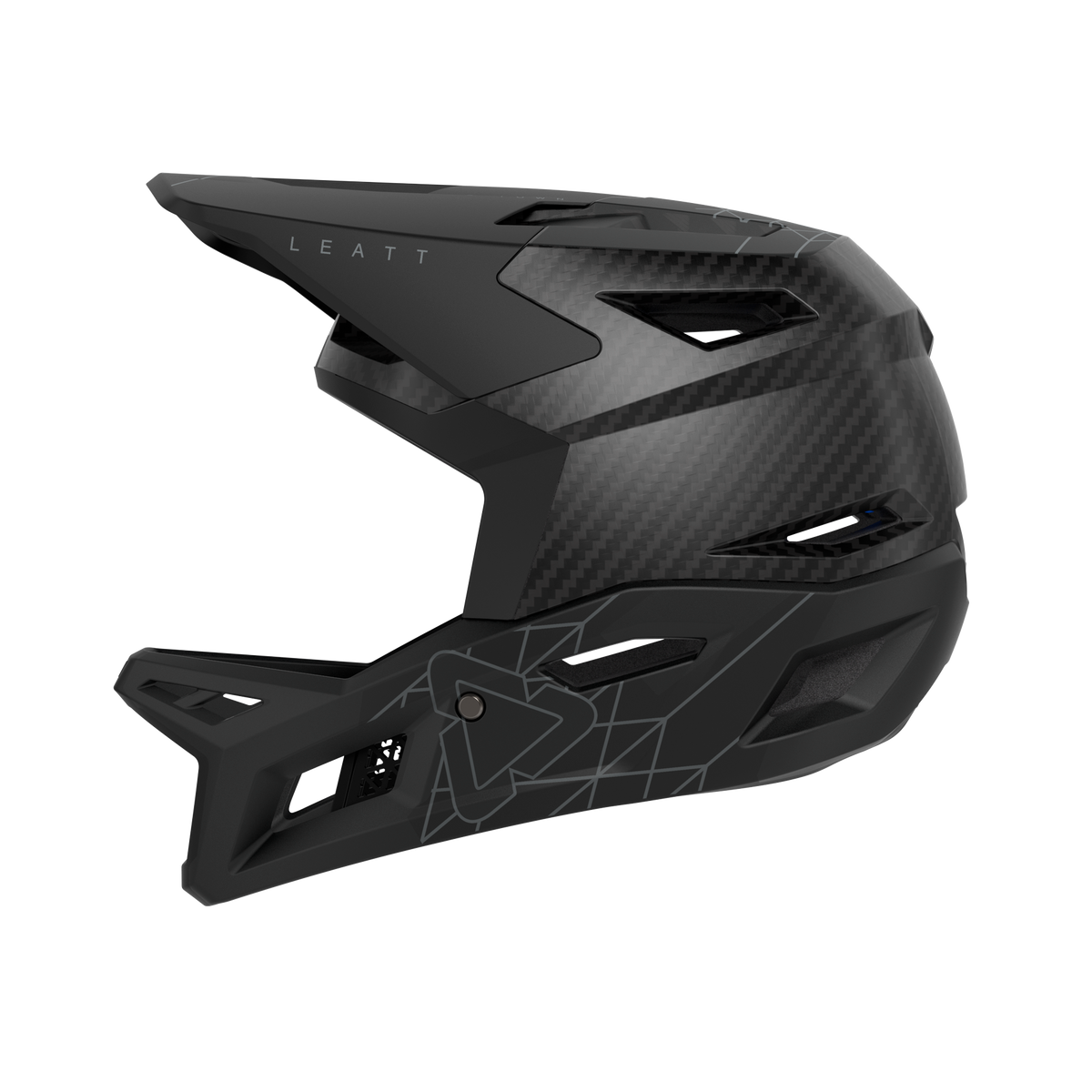 קסדה MTB Gravity 6.0 Carbon שחור - Leatt