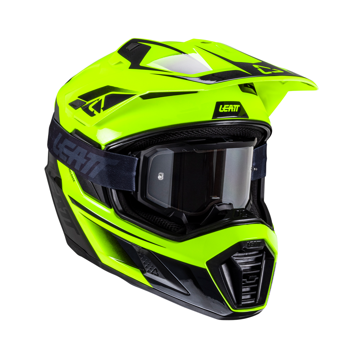 קסדת אדוונצ'ר Leatt ADV 8.5 + משקף 4.5 | Hi-Viz - Leatt