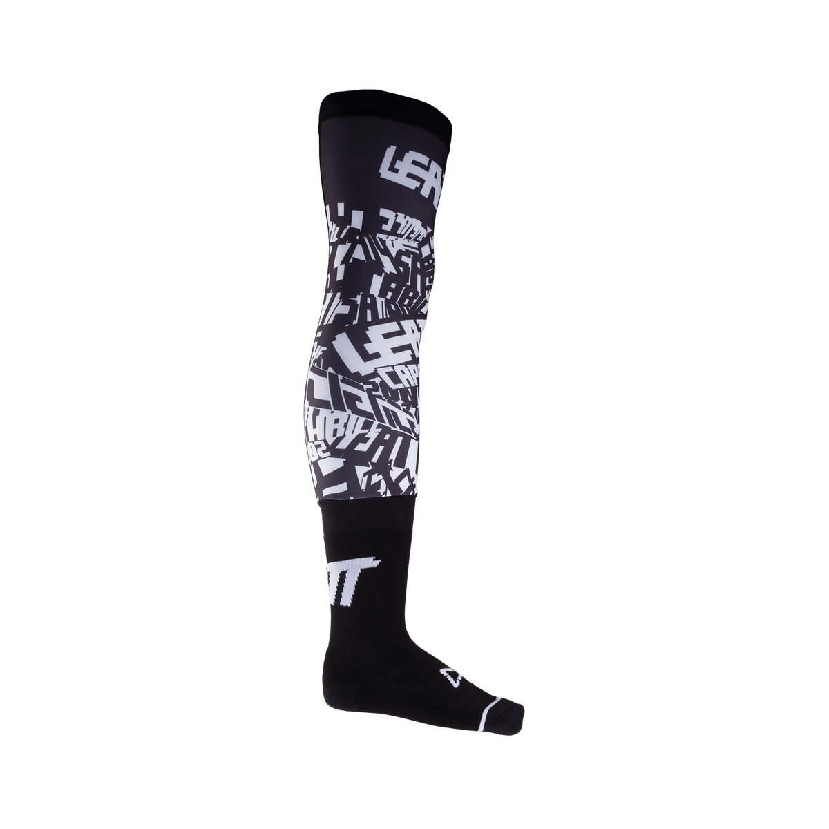 Moto Knee Brace | גרבי רכיבה שחור/לבן - Leatt