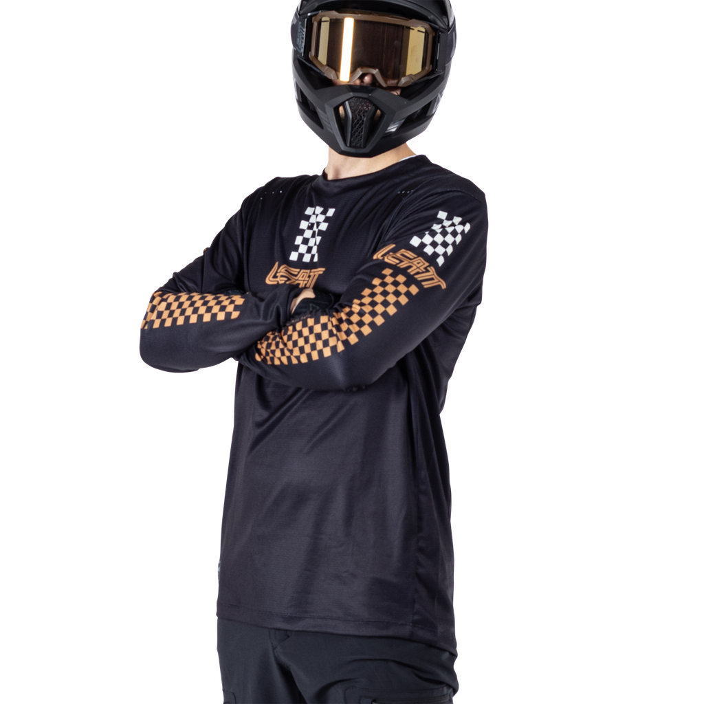 חולצת רכיבה ארוכה MTB Enduro 4.0 Black - Leatt