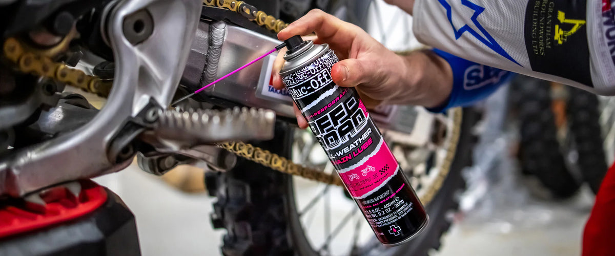 Muc-Off Off-Road All-Weather | תרסיס שימון שרשרת לאופנוע שטח - 400 מ"ל - Muc-Off