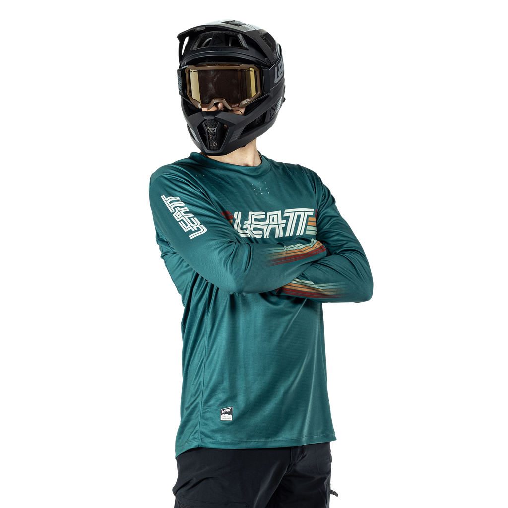 חולצת רכיבה ארוכה MTB Enduro 4.0 Teal - Leatt