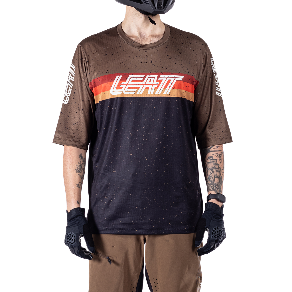 חולצת רכיבה קצרה MTB Enduro 3.0 Black - Leatt