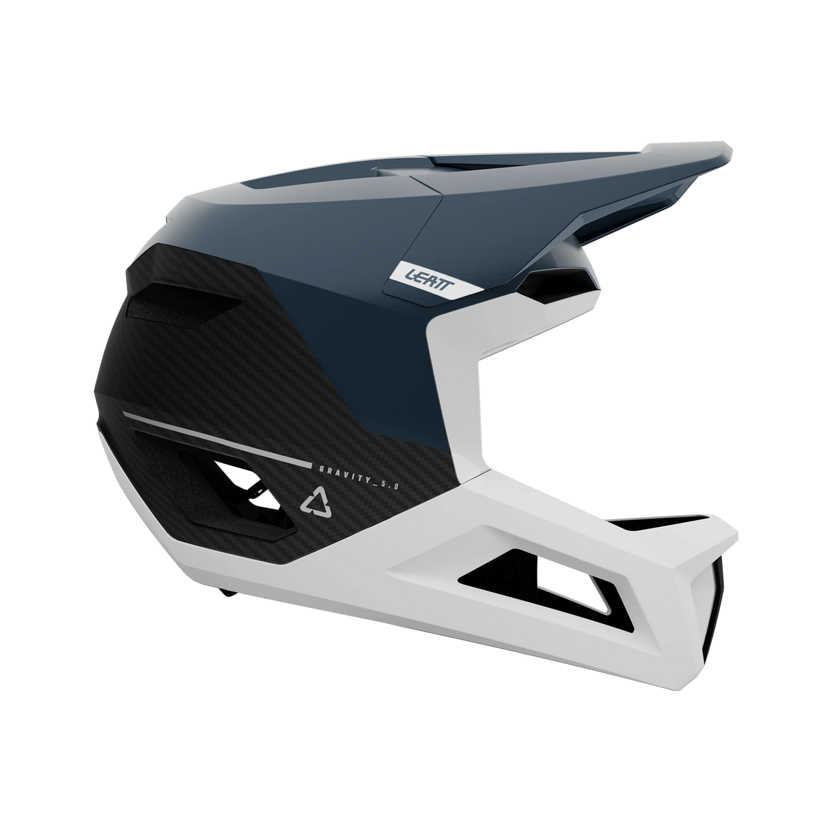 קסדה MTB Gravity 5.0 כחול/לבן - Leatt