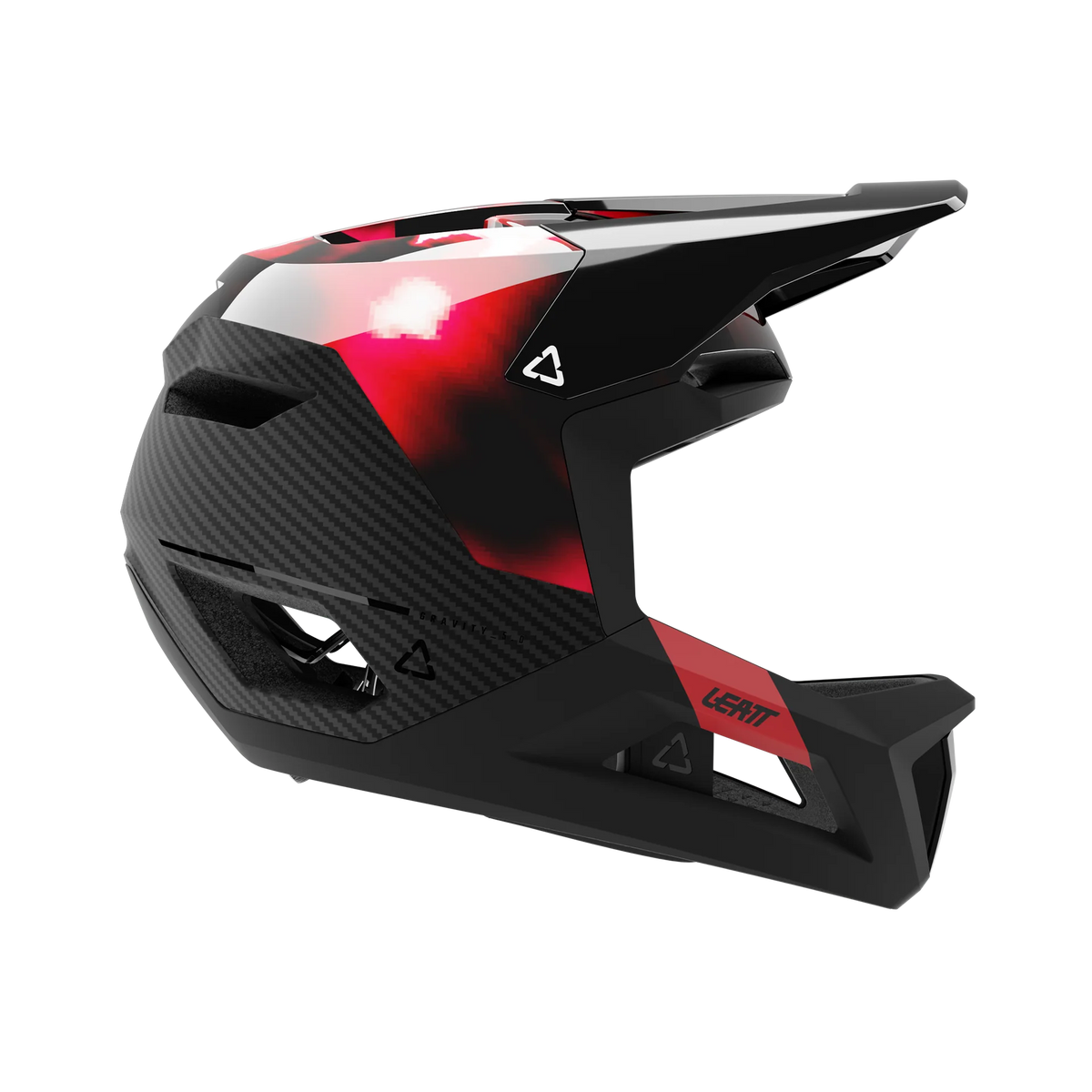 קסדה MTB Gravity 5.0 שחור/אדום - Leatt