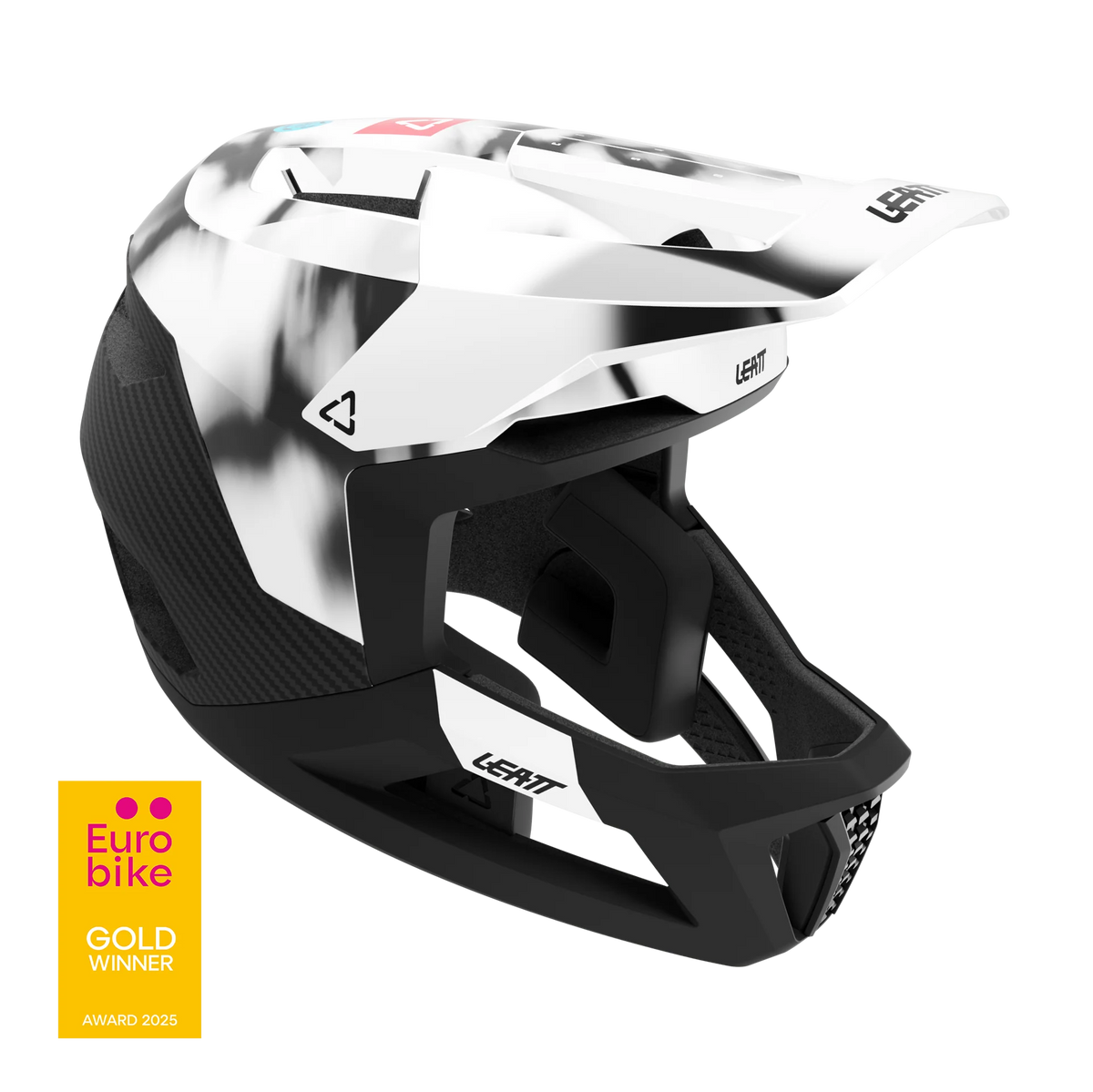 קסדה MTB Gravity 5.0 שחור/לבן - Leatt
