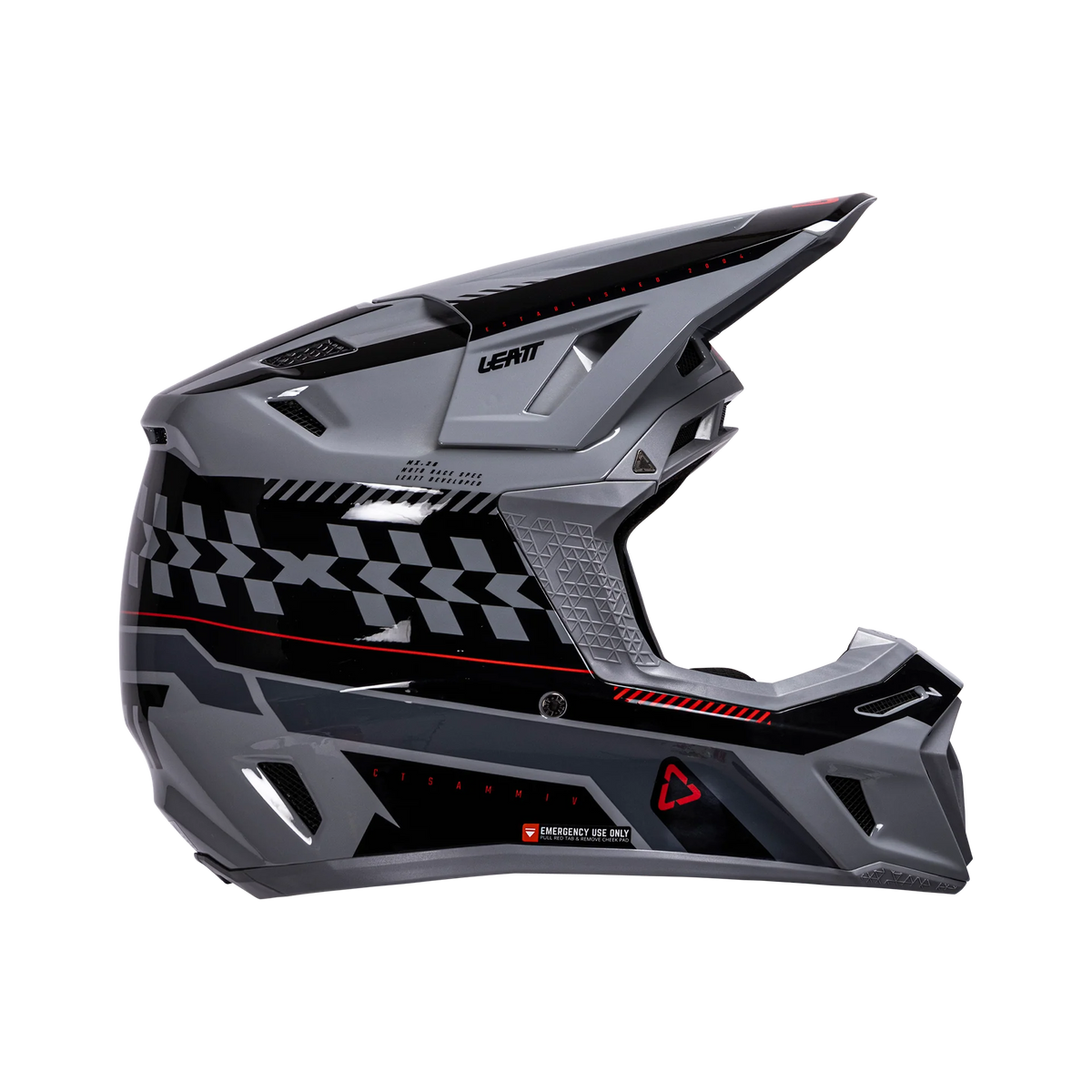 קיט קסדה ומשקף Leatt Moto 8.5 Grey + Goggles 5.5 - Leatt