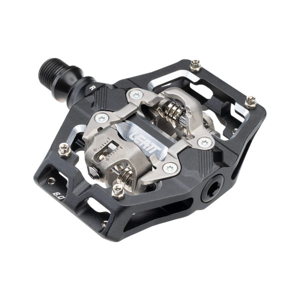 פדל אלומיניום Leatt AllMtn 6.0 Clip-in רוחב 95x70 מ"מ שחור - Leatt