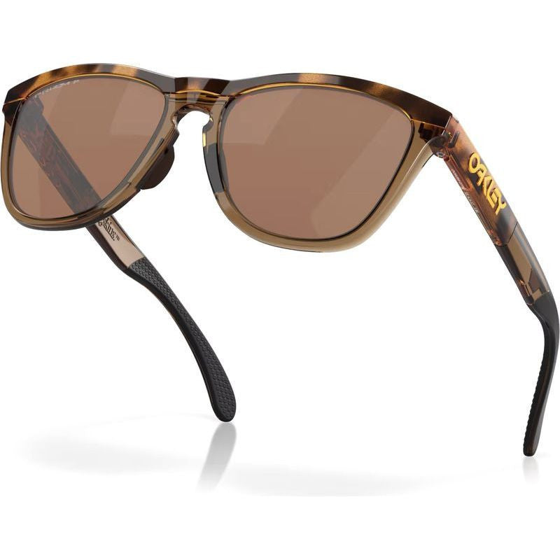 משקפי שמש Oakley Frogskins Range Prizm Tungsten Polarised Lenses, Brown Tortoise/Brown Smoke Frame - Oakley