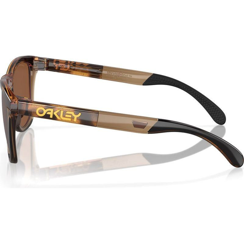 משקפי שמש Oakley Frogskins Range Prizm Tungsten Polarised Lenses, Brown Tortoise/Brown Smoke Frame - Oakley