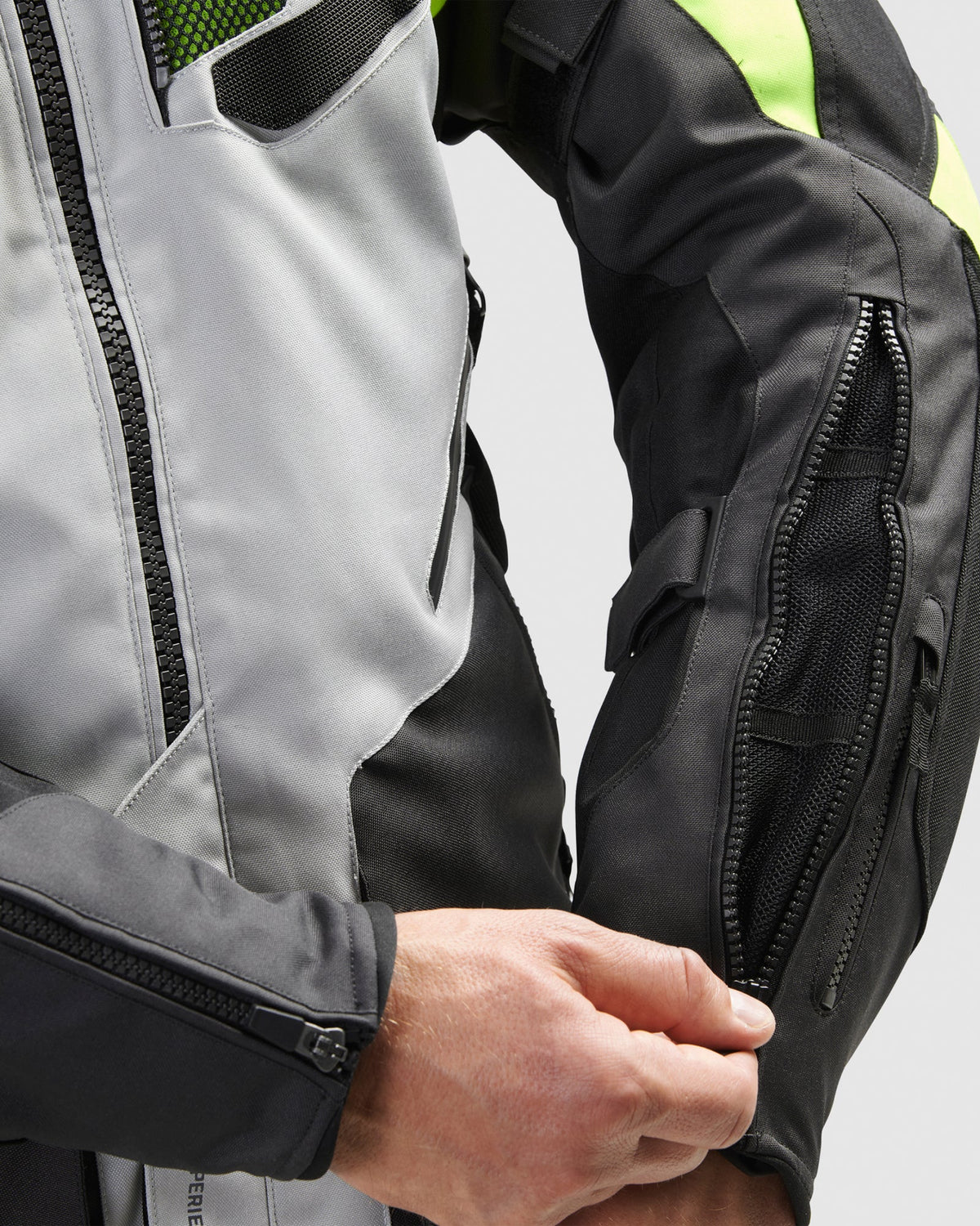 Rebelhorn HIKER IV TEXTILE מעיל רכיבה אפור - REBELHORN