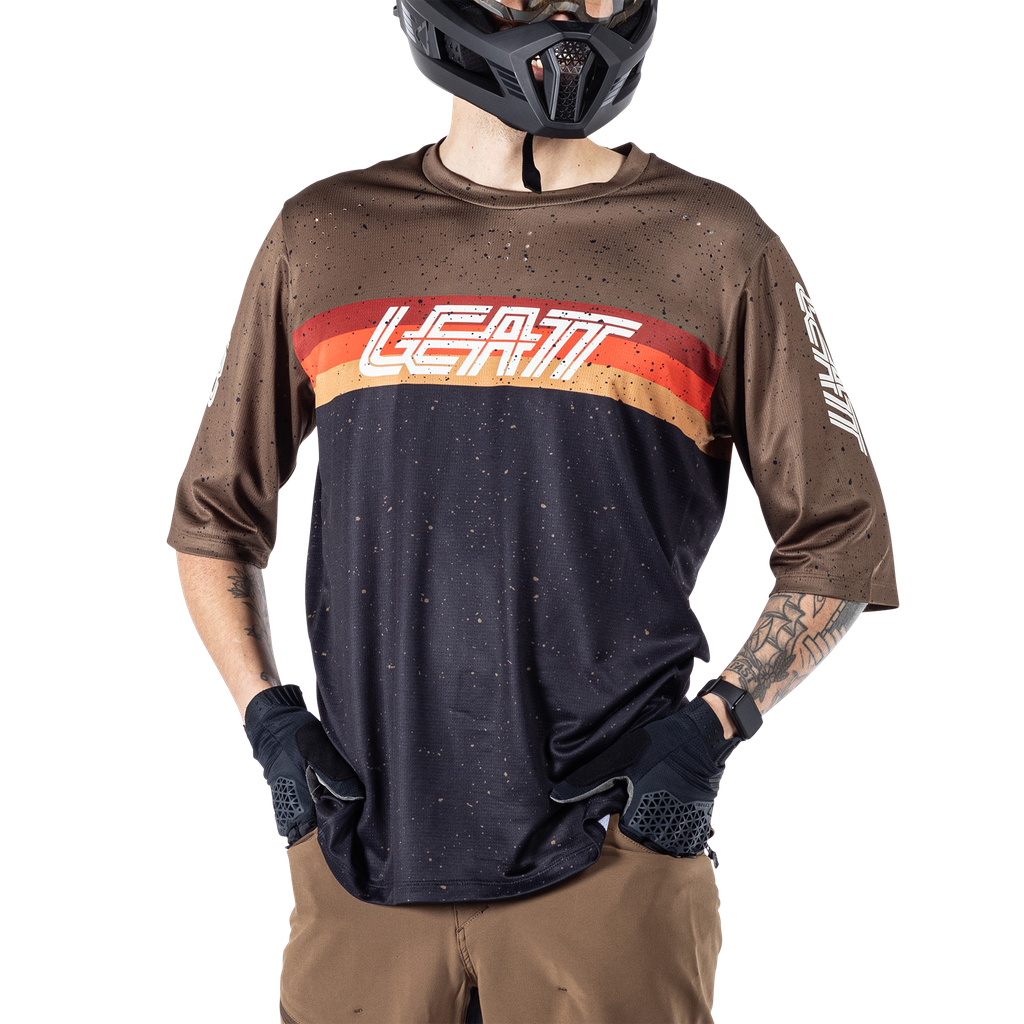 חולצת רכיבה קצרה MTB Enduro 3.0 Black - Leatt
