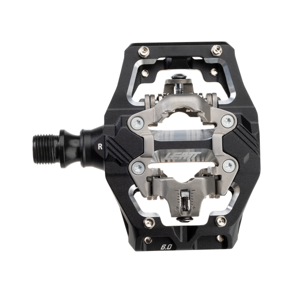 פדל אלומיניום Leatt AllMtn 6.0 Clip-in רוחב 95x70 מ"מ שחור - Leatt