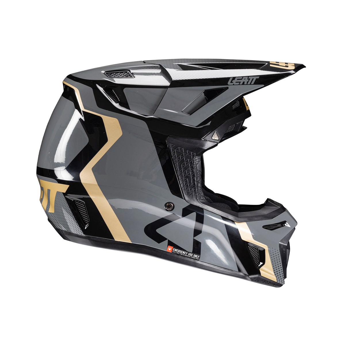 קיט קסדה ומשקף Leatt Moto 8.5 Black + Goggles 5.5 Iriz - Leatt