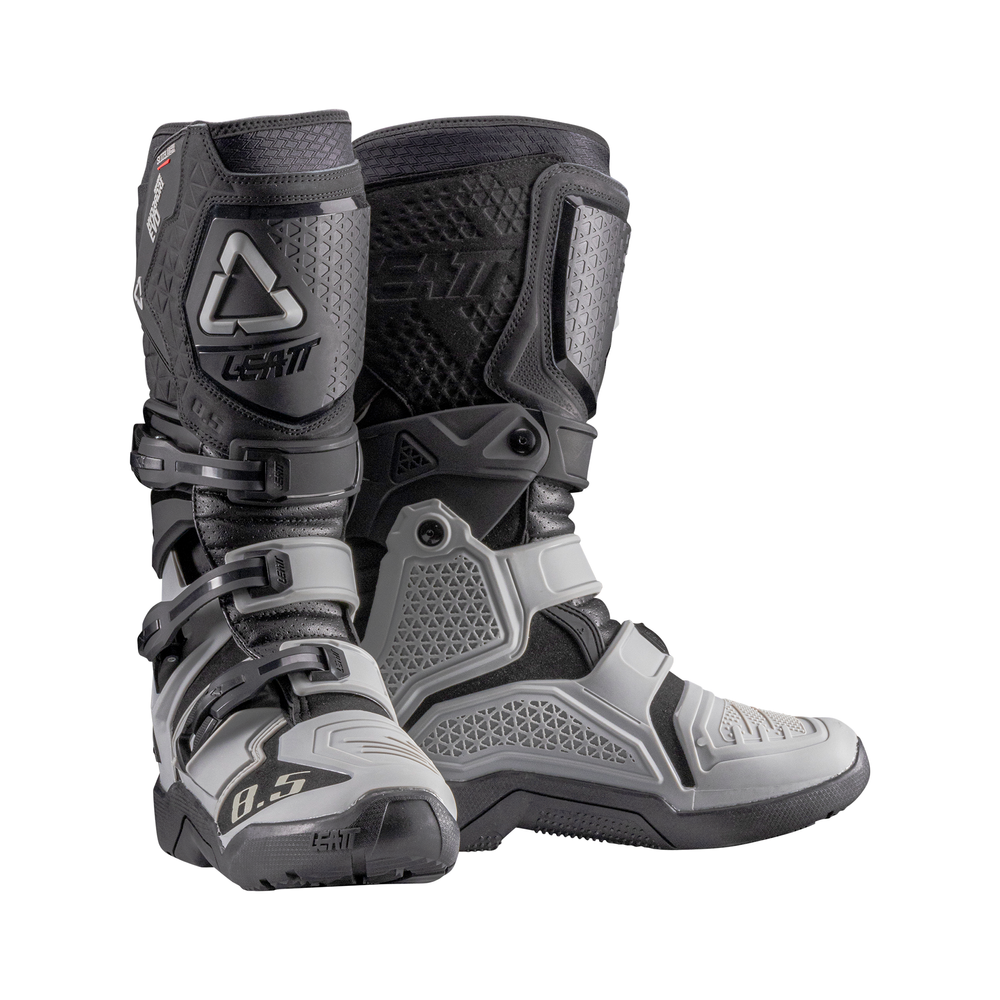 מגף אדוונצ'ר Leatt ADV HydraDri 8.5 – תמיכת Off-Road | Black/Grey - Leatt