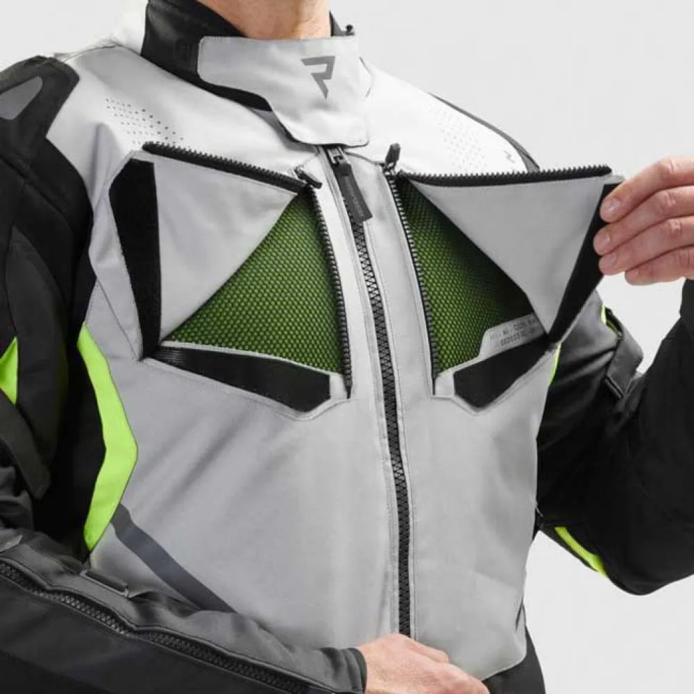 Rebelhorn HIKER IV TEXTILE מעיל רכיבה אפור - REBELHORN