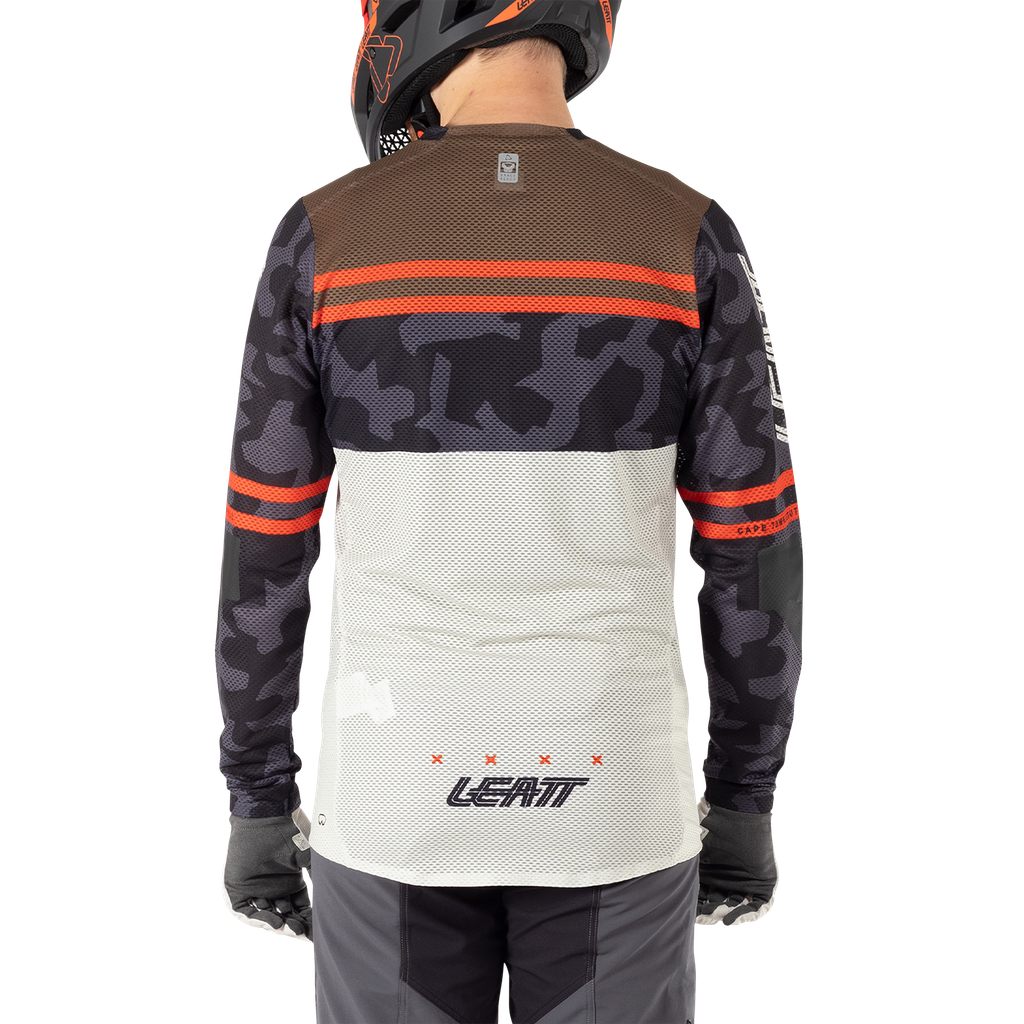 חולצת רכיבה ארוכה MTB Gravity 4.0 Cream - Leatt