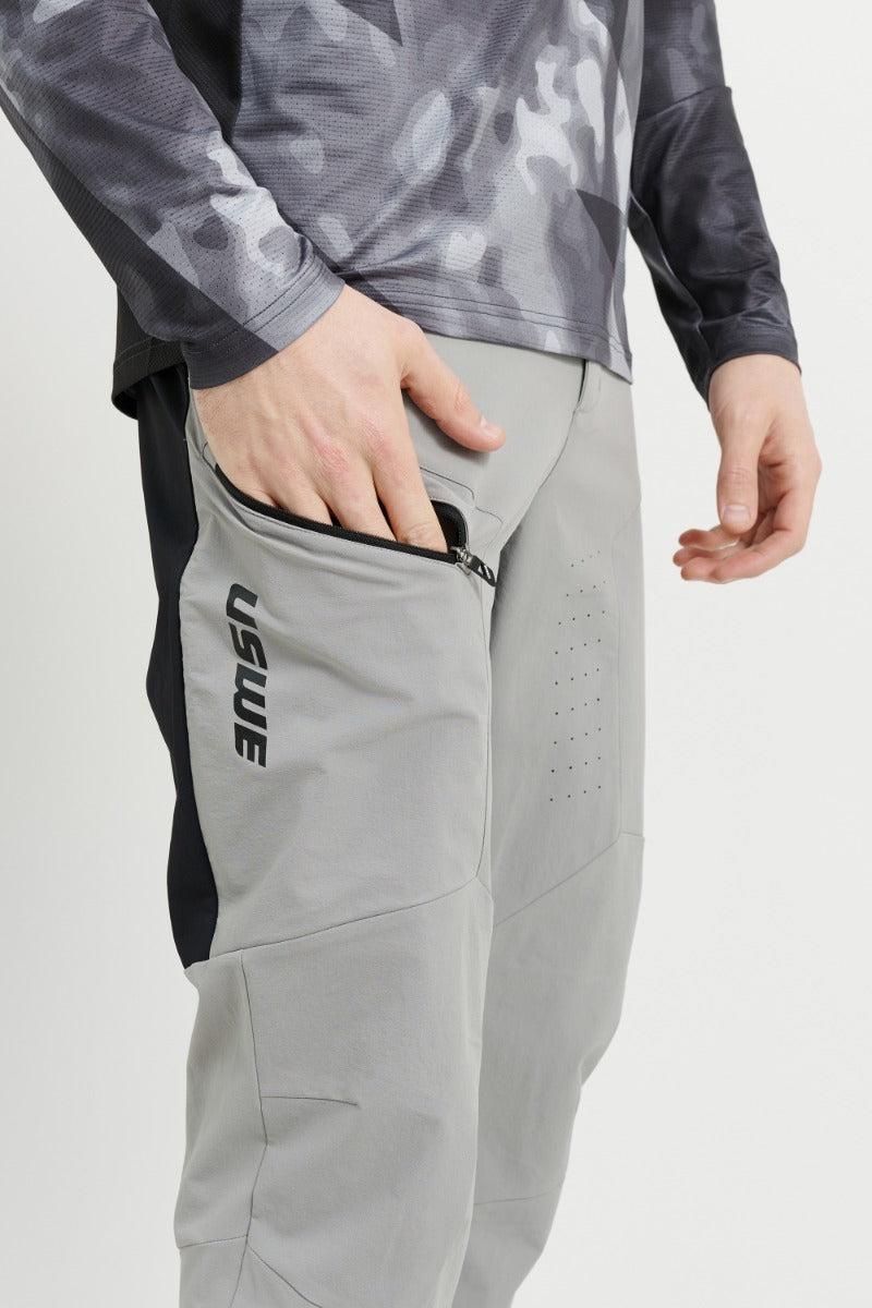 מכנס רכיבה ארוך MTB Skrubb Gray - USWE