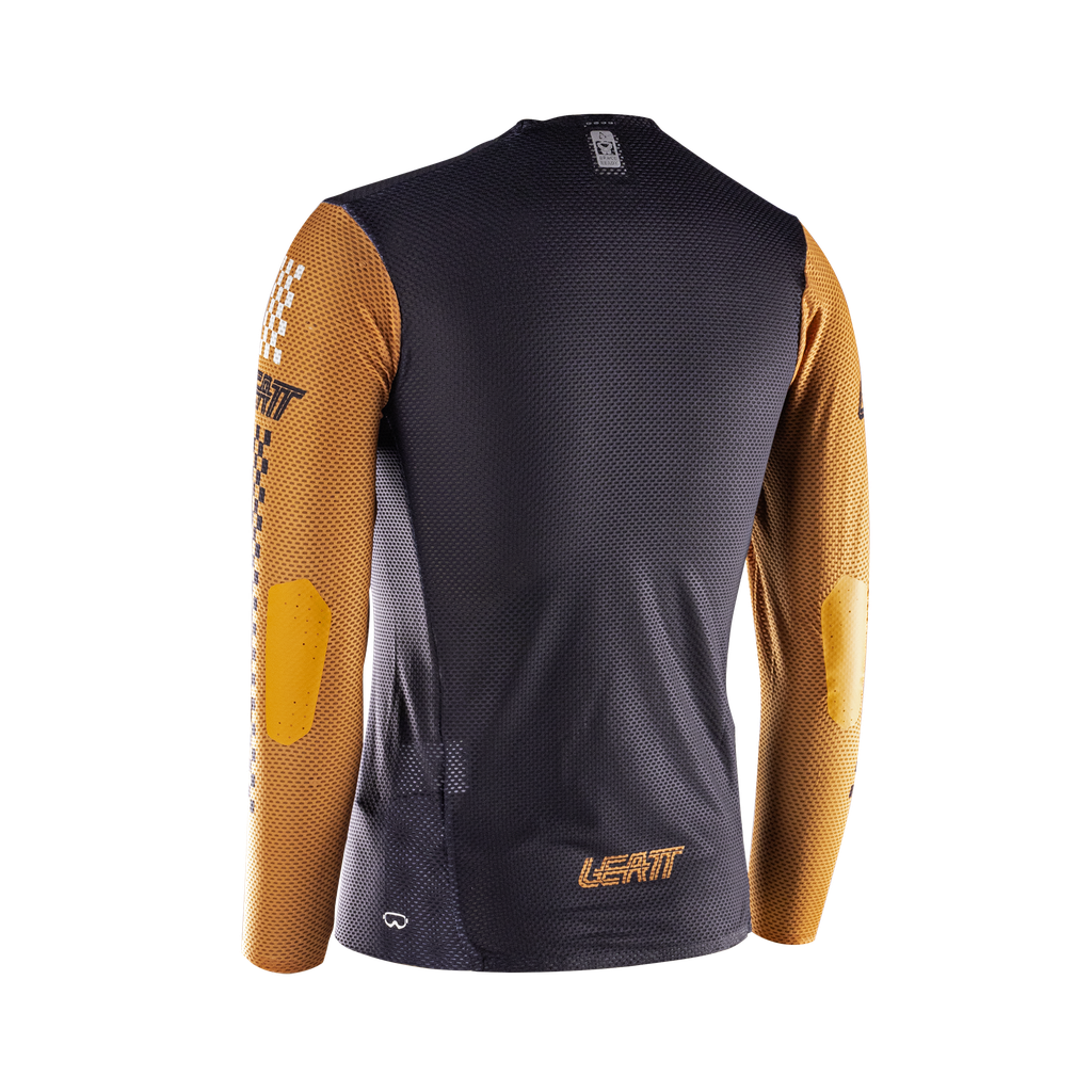 חולצת רכיבה ארוכה ילדים MTB Gravity 4.0 Jr Rust - Leatt