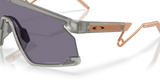 משקפי שמש Oakley BXTR Metal Forge Collection Prizm Grey Lenses, Transparent Grey Ink Frame - Oakley