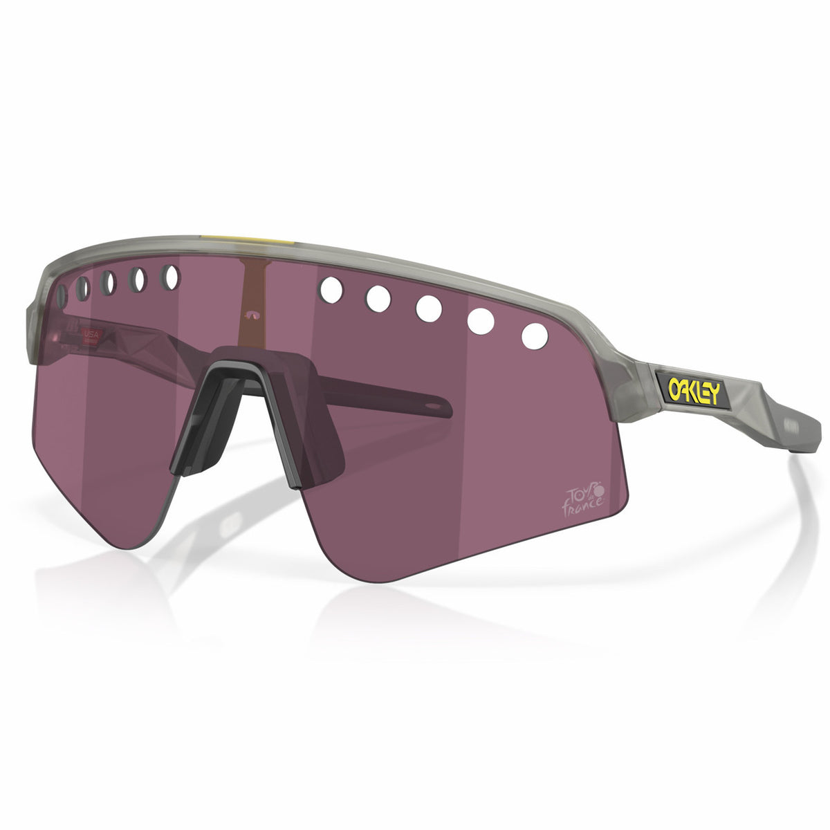 משקפי שמש Oakley Sutro Lite Sweep Prizm Road Black Lenses, Tour De France MatteGrey INK Frame - Oakley