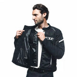 DAINESE AIR FRAME 3 TEX מעיל קיץ שחור/לבן - DAINESE
