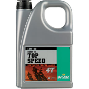 TOP SPEED 4T 15W/50 | שמן מנוע סינתטי - 4 ליטר - MOTOREX