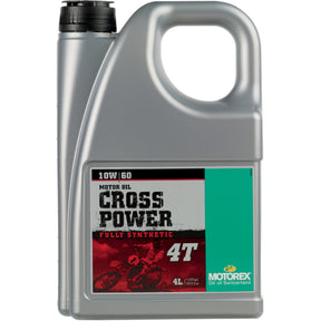CROSS POWER 4T 10W/60 | שמן מנוע סינתטי מלא - 4 ליטר - MOTOREX