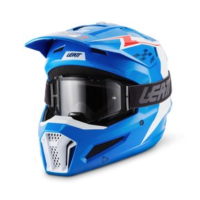 קיט קסדה ומשקף Leatt Moto 3.5 Blue + Goggles 2.5 - Leatt