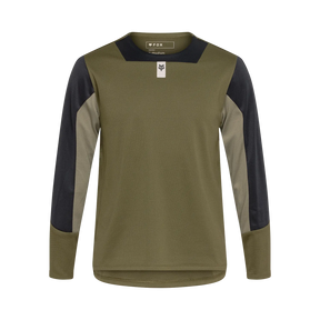 חולצת רכיבה ארוכה ילדים FOX Racing MTB Defend Olive Green - FOX