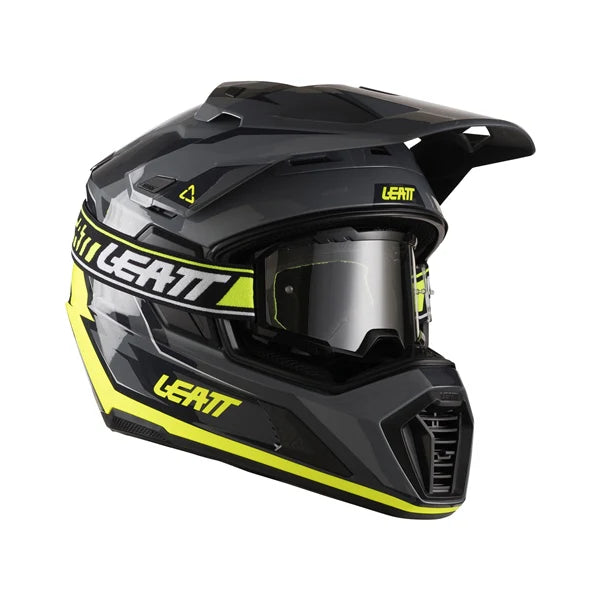 קסדת אדוונצ'ר Leatt ADV 7.5 + משקף 2.5 | Hi-Viz Yellow - Leatt