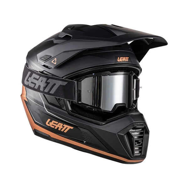 קסדת אדוונצ'ר Leatt ADV 7.5 + משקף 2.5 | Black/Bronze - Leatt