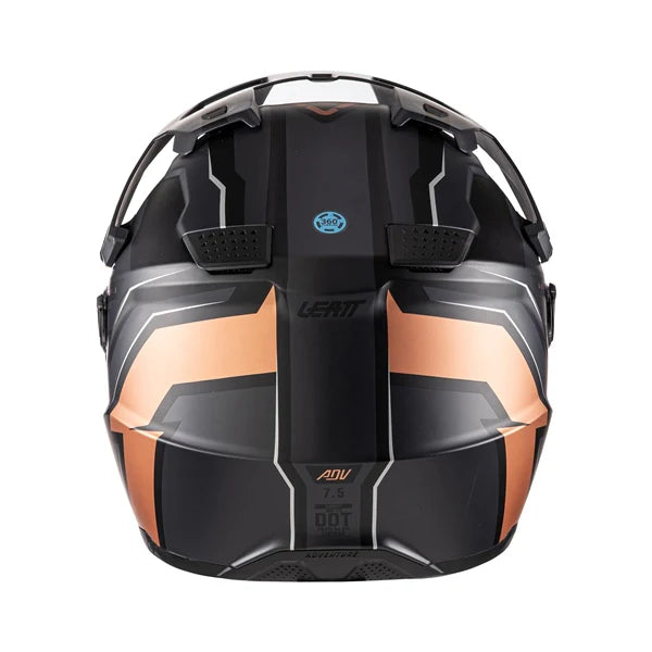 קסדת אדוונצ'ר Leatt ADV 7.5 + משקף 2.5 | Black/Bronze - Leatt