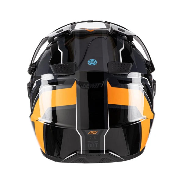 קסדת אדוונצ'ר Leatt ADV 7.5 + משקף 2.5 | Black/Orange - Leatt