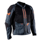 מעיל קיץ לאופנוע Leatt ADV FlowTour 4.5 Short | Iron Grey - Leatt