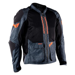 מעיל קיץ לאופנוע Leatt ADV FlowTour 4.5 Short | Iron Grey - Leatt