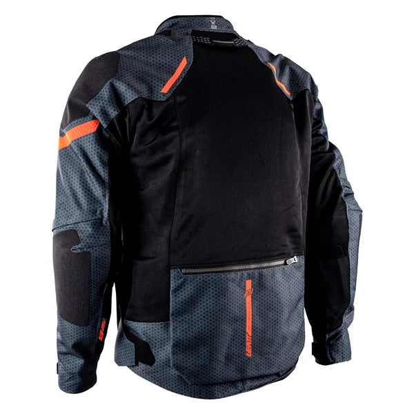 מעיל קיץ לאופנוע Leatt ADV FlowTour 4.5 Short | Iron Grey - Leatt