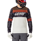 חולצת רכיבה ארוכה MTB Gravity 4.0 Cream - Leatt