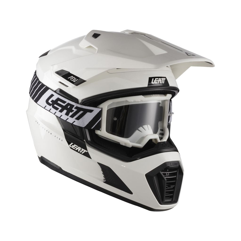 קסדת אדוונצ'ר Leatt ADV 7.5 + משקף 2.5 | White - Leatt