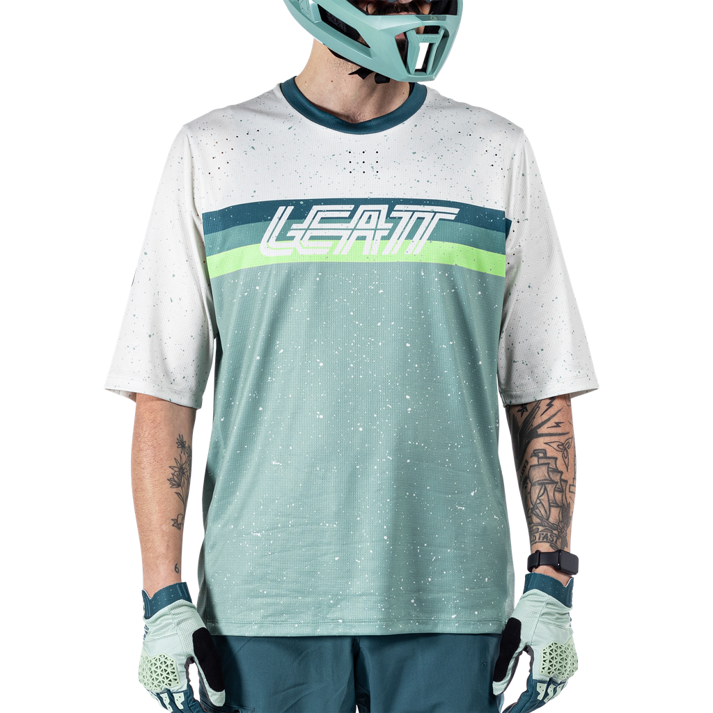 חולצת רכיבה קצרה MTB Enduro 3.0 Pistachio - Leatt