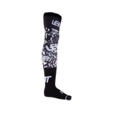 Moto Knee Brace | גרבי רכיבה שחור/לבן - Leatt