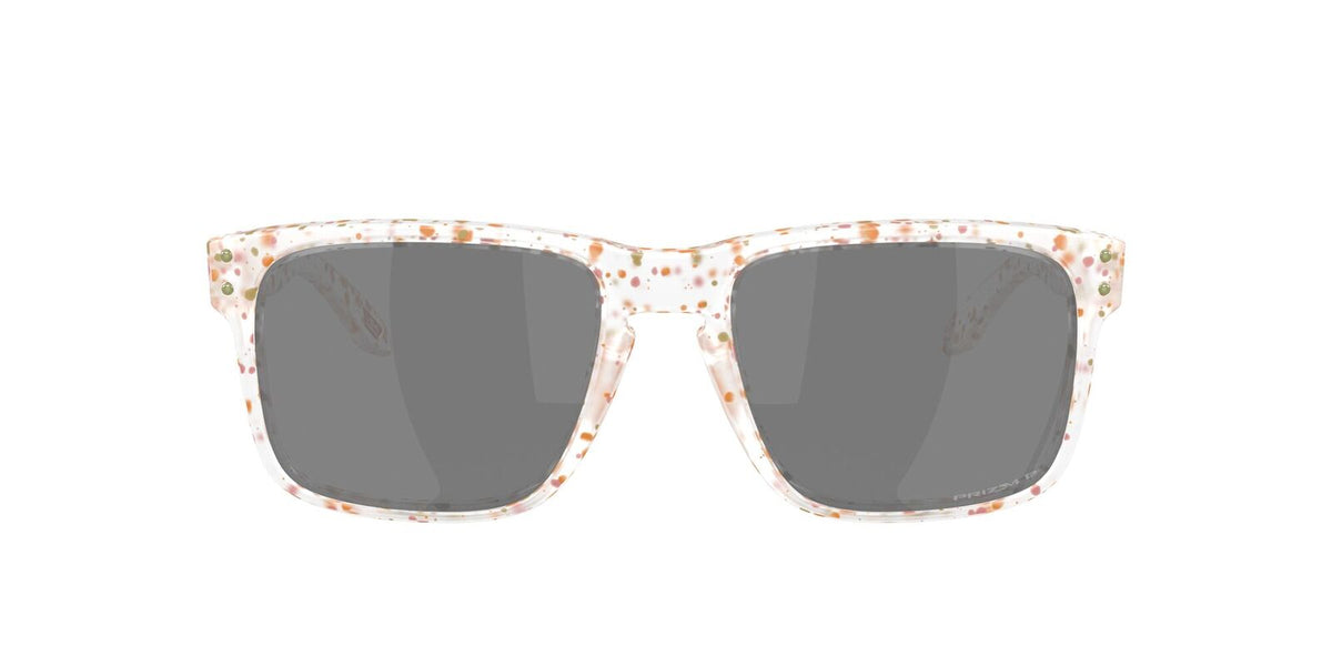 משקפי שמש Oakley Holbrook Prizm Black Polarized Lenses, Clear Terrazzo Frame - Oakley