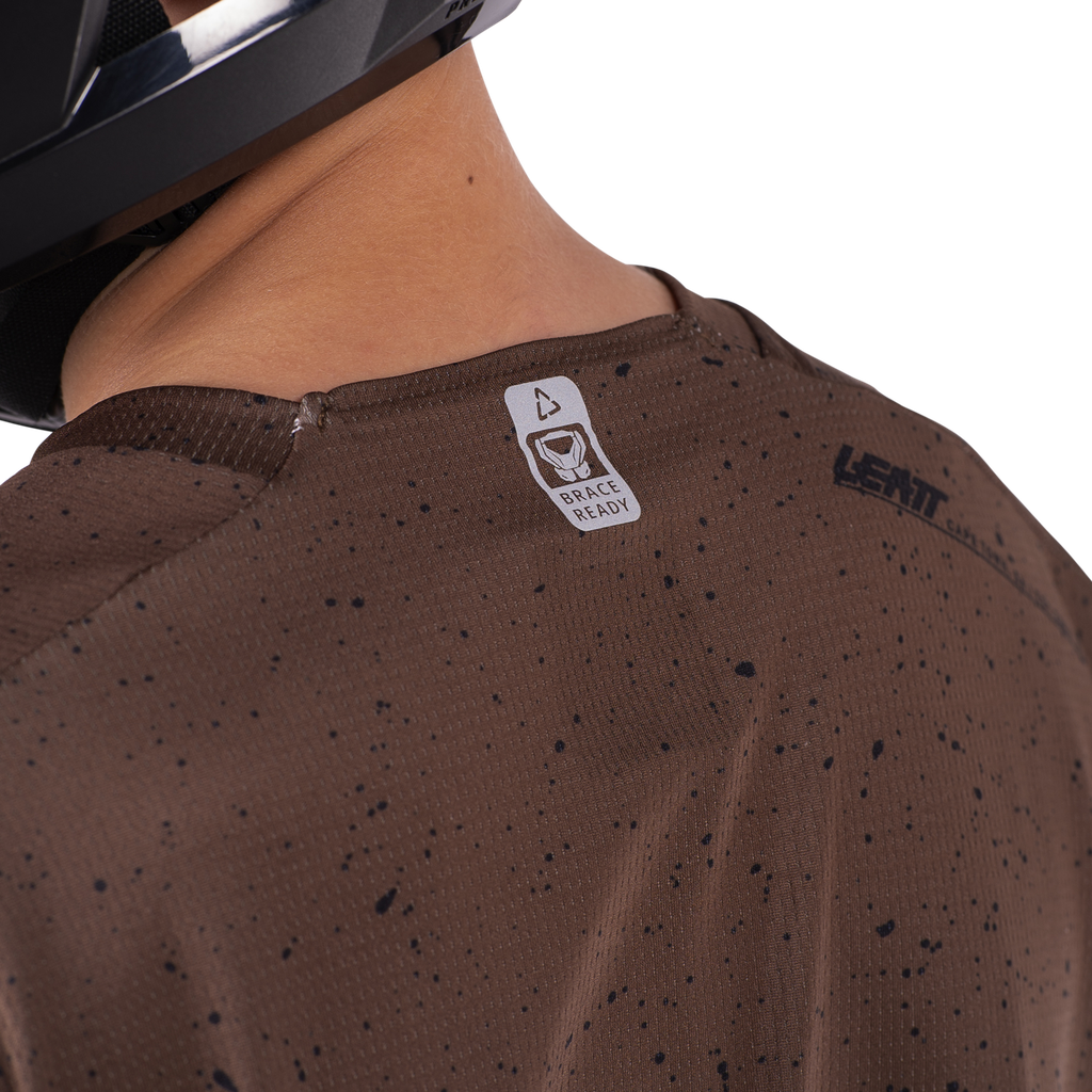 חולצת רכיבה קצרה ילדים MTB Enduro 3.0 Black - Leatt