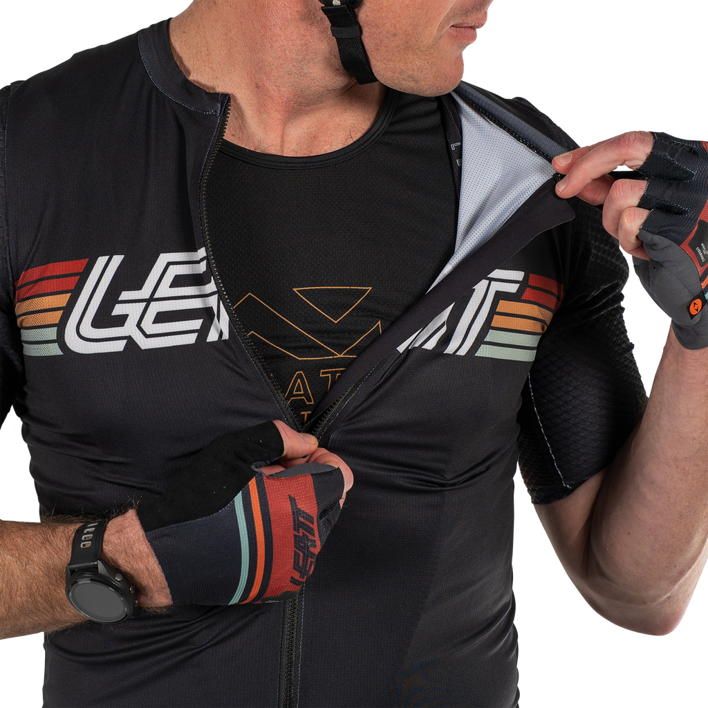 חולצת רכיבה קצרה קרוס/גראבל MTB Endurance 6.0 Black - Leatt