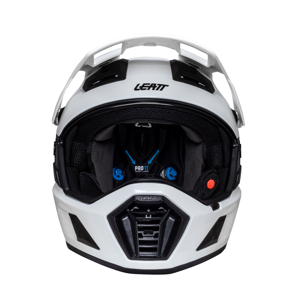 קסדת אדוונצ'ר Leatt ADV 8.5 + משקף 4.5 | White - Leatt
