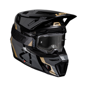 קיט קסדה ומשקף Leatt Moto 8.5 Black + Goggles 5.5 Iriz - Leatt